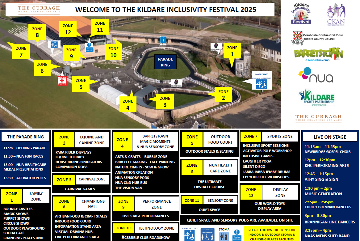 Kildare Inclusivity Festival Map